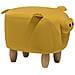 Pouf In Tessuto Giallo Piggy - Foto miniatura 26