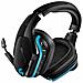 Cuffia Wireless / Cablato G935 con Microfono Integrato - Nero / Blu - Foto miniatura 2