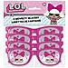 Unique - 4 Paia Di Occhiali Rosa Lol Surprise - Foto miniatura 1