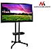 Sedia A Rotelle Per Tavolo Tv Professionale Max 55 Kg Vesa 600x400 Maclean Mc-661 - Foto miniatura 3