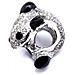 Gioielli Vmm0320-11. Decorazione, Colore Nero E Argento. Donna. - In ordine - Foto miniatura 2