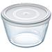 Cook&freeze Contenitore Tondo Con Coperchio, Vetro, Bianco, 1,1 Litri, 1,1 L - Foto miniatura 4