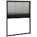 Zanzariera Plissettata Finestre Alluminio Antracite 80x120 Cm - Foto miniatura 2