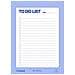 Guildhall Essentials Per Do List Pad A4 60 Fogli - Blu Bianco - Foto miniatura 2