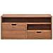Mobile Porta Tv 90x30x40 Cm In Legno Massello Di Teak - Foto miniatura 2
