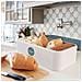 Mr-1772 Portapane Retro, Design Vintage, Scatola Metallica, Bread Box Bianco / grigio - Foto miniatura 5