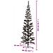 Albero di Natale Sottile Nero 210 cm - Foto miniatura 7