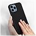 Cover Per Iphone 13 Pro Max In Silicone Semi-rigido Soft-touch Nera - Foto miniatura 2