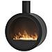 Biocamino Sospeso, Caminetto A Bioetanolo Da Sofitto, Incyrcle Black - Foto miniatura 1