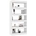 Libreria /Divisorio Bianco 80x30x166 cm in Truciolato - Foto miniatura 4