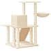 Albero Per Gatti Con Tiragraffi In Sisal Crema 82 Cm - Foto miniatura 4
