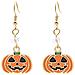 Orecchini Di Halloween Con Zucca Yellow - Foto miniatura 1
