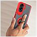 Cover Per Honor 90 Lite Anello Metallico Supporto Bordo Rosso - Foto miniatura 4