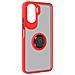 Cover Per Honor 90 Lite Anello Metallico Supporto Bordo Rosso - Foto miniatura 5