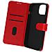 Custodia Per Iphone 15 Pro Copertina Portacarte Funzione Supporto Rossa - Foto miniatura 3