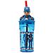 Bicchiere Blu Per Bambini In Plastica Avengers Captain America 360 Ml Con Cannuccia E Figura 3d Del Personaggio - Foto miniatura 2