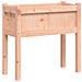 Fioriera Giardino Con Gambe 70x31x70 Cm Legno Massello Douglas - Foto miniatura 2