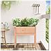 Fioriera Giardino Con Gambe 70x31x70 Cm Legno Massello Douglas - Foto miniatura 3