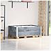 Paretali Per Pallet 2pz Grigi 120x80cm Legno Massello Di Pino - Foto miniatura 1