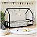 Giroletto per Bambini Nero 90x190 cm in Legno Massello di Pino - Foto miniatura 2