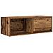 Mobili Porta TV 2 pz Legno Antico 80x31x25,5 cm in Truciolato - Foto miniatura 4