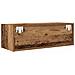 Mobili Porta TV 2 pz Legno Antico 80x31x25,5 cm in Truciolato - Foto miniatura 7