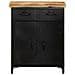 Credenza 55x30x71 Cm In Legno Massello Di Mango - Foto miniatura 2