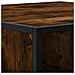 Tavolino Rovere Fumo 60,5x60,5x30 Cm In Truciolato E Metallo - Foto miniatura 6