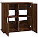 Supporto Acquario 81x36x73 cm Legno Multistrato Rovere Marrone - Foto miniatura 6