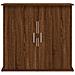 Supporto Acquario 81x36x73 cm Legno Multistrato Rovere Marrone - Foto miniatura 5