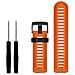 Bracciale Per Garmin Fenix 3 Hr / 6x Gps / 5x Sapphire /descent Mk1 Orange - Foto miniatura 1