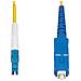 Cavo in fibra ottica simplex monomodale OS2 da LC a SC (UPC) da 2m, 9/125µm, 40G / 100G, Insensibile alla piegatura, Bassa perdita di inserzione, Cavo patch in fibra LSZH - Foto miniatura 4