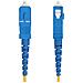 Cavo in fibra ottica simplex monomodale OS2 da LC a SC (UPC) da 2m, 9/125µm, 40G / 100G, Insensibile alla piegatura, Bassa perdita di inserzione, Cavo patch in fibra LSZH - Foto miniatura 5