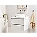 Mobile Lavabo A Parete Serra 60 Cm Bianco - Foto miniatura 1
