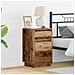 Comodino con LED Legno antico 39x34,5x65 cm Legno ingegnerizzato - Foto miniatura 2