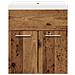 Set Mobili da Bagno 2 pz Legno Antico in Legno Multistrato - Foto miniatura 4
