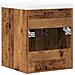 Set Mobili da Bagno 2 pz Legno Antico in Legno Multistrato - Foto miniatura 8