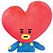 Peluche 30 Cm Modello Tata Con Testa A Forma Di Cuore Ultra-morbida, Blu / Rosso - Foto miniatura 3