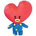 Peluche 30 Cm Modello Tata Con Testa A Forma Di Cuore Ultra-morbida, Blu / Rosso - Foto miniatura 1
