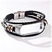 Cinturino Xiaomi Band 7: Cinturino In Pelle Con Cornice In Metallo - Foto miniatura 1