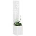 Vaso da Giardino con Pannello Decorativo Bianco 32 x 140 cm - Foto miniatura 3