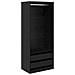 Guardaroba Rovere Nero 80 x 50 x 200 cm Legno multistrato - Foto miniatura 1