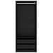 Guardaroba Rovere Nero 80 x 50 x 200 cm Legno multistrato - Foto miniatura 6