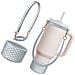 Set Di Tazze In Silicone Con Motivo A Squame Di Pesce: Manicotto Protettivo, Manico E Base - Vari Colori Silver - Foto miniatura 2
