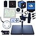 Set Microscopio Digitale Earth Pro Mcep-0.5x - Zoom 7-45x, Obiettivo 360° | Illuminatore 56xled | Camera Draco Blue Pro - Foto miniatura 1