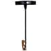 Lampada Da Soffitto In Rattan Marrone D60x30h Cm - Foto miniatura 5