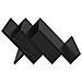 Scaffale per riviste Rovere Nero 65 x 53 x 28,5 cm - Foto miniatura 6