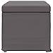 Pouf Grigio Pelle Sintetica e Legno Ingegnerizzato - Foto miniatura 5