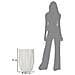 Tavolino Vkh1071-beige-mgo-38,5x38,5x53 Cm - Foto miniatura 7