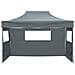 Tenda Party Antracite 280 x 410 x 315 cm Tessuto Oxford - Foto miniatura 2